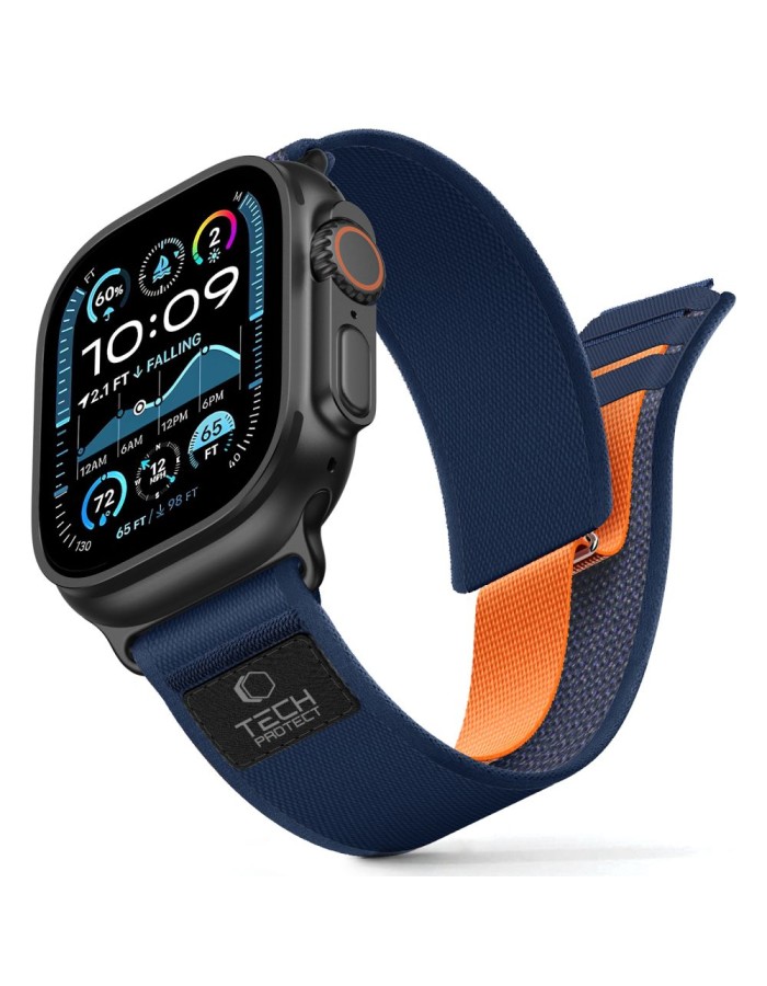 Tech-Protect Nylon Elite Strap for Apple Watch 44 / 45 / 46 / 49 mm - Navy Blue Tech-Protect Nylon Elite Strap for Apple Watch 44 / 45 / 46 / 49 mm - Navy Blue