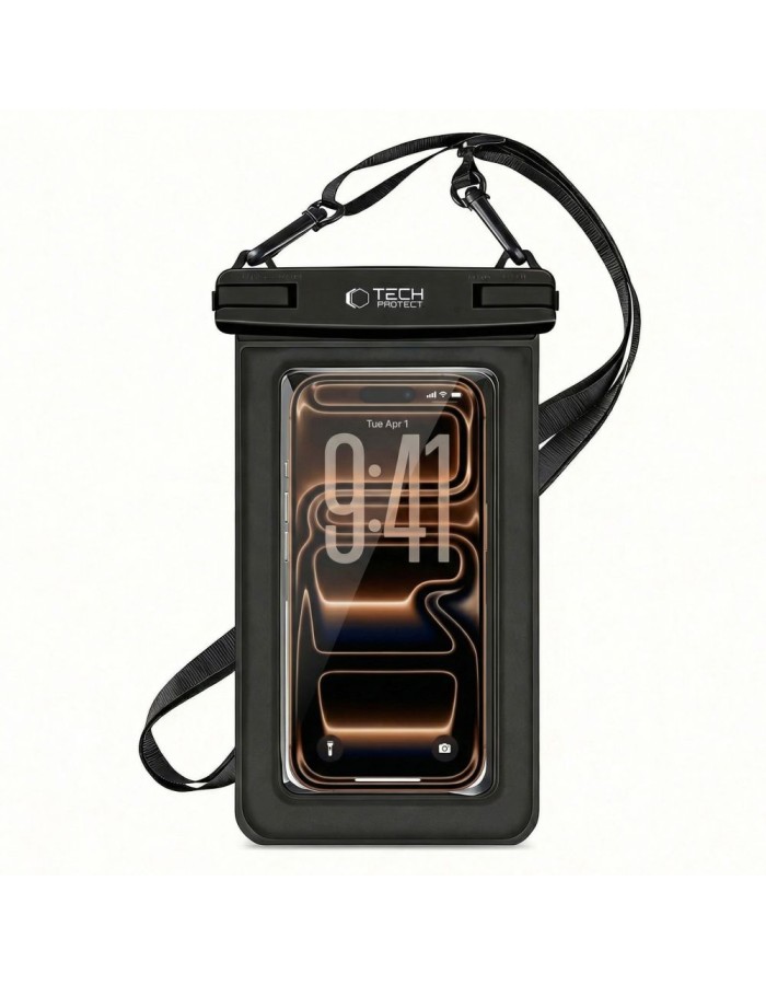 Tech-Protect UWC7 Waterproof Case 6.9" - Black