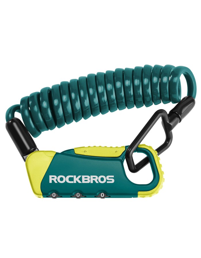 Rockbros RBK6N Combination Bike Lock - Turquoise Rockbros RBK6N Combination Bike Lock - Turquoise