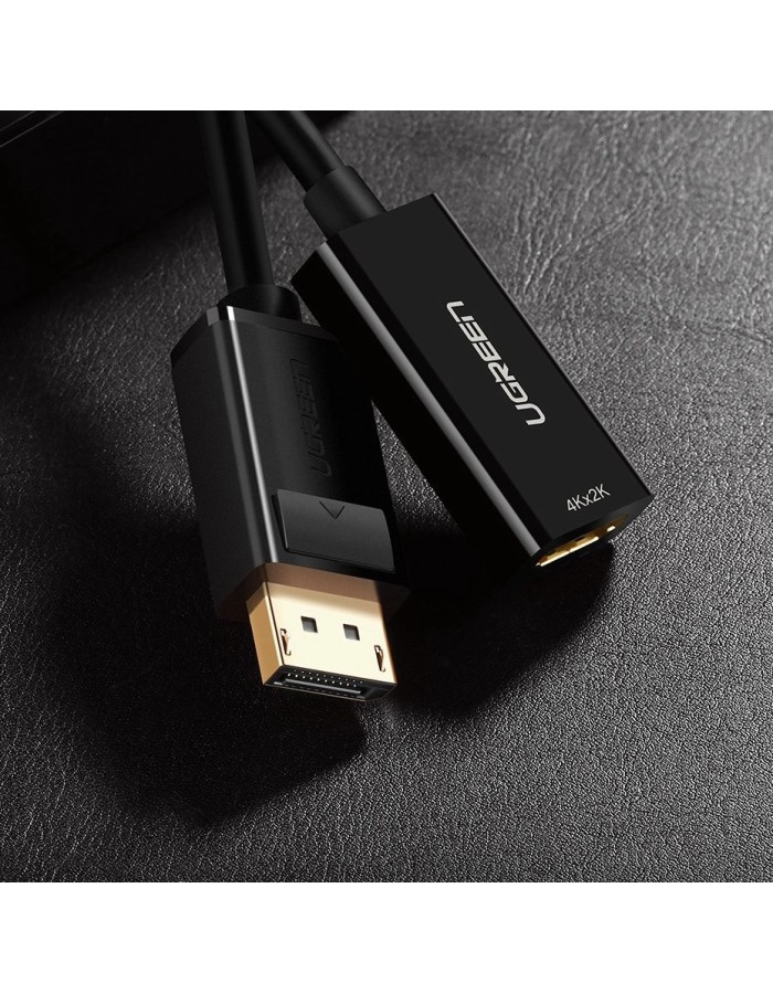 Ugreen Cable Cable from DisplayPort (Male) to HDMI (Female) (Unidirectional) 1080P 60Hz 12bit Black (40362)