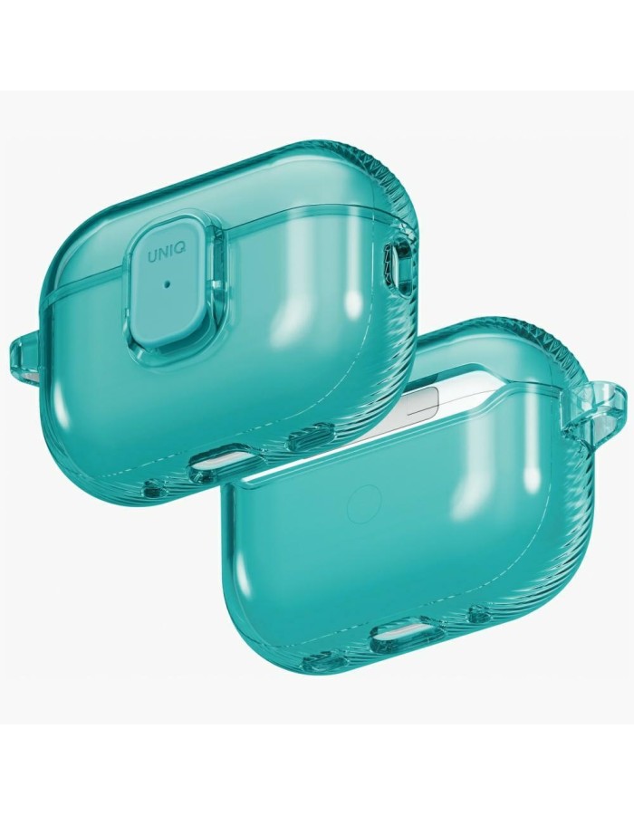 Uniq Glase Pro Case for AirPods Pro 3 Lock Case - Transparent Blue Uniq Glase Pro Case for AirPods Pro 3 Lock Case - Transparent Blue