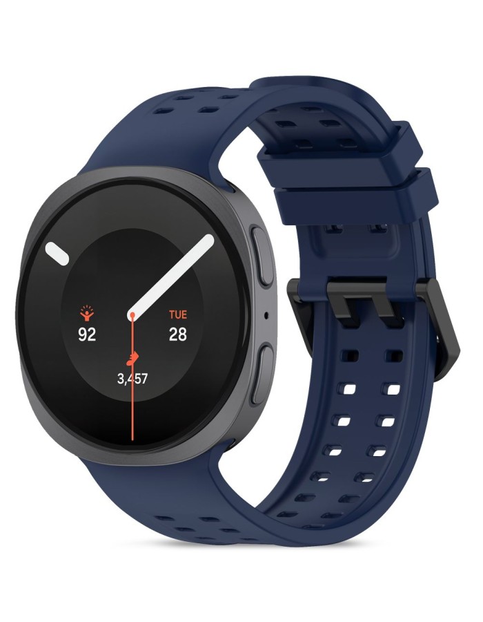 Tech-Protect Silicone Air Strap for Samsung Galaxy Watch 40/44/46 mm - Navy Blue
