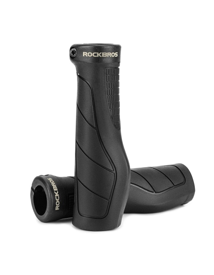Rockbros G326PL Bicycle Grips - Black Rockbros G326PL Bicycle Grips - Black