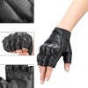 Rockbros 16220006005 XXL leather motorcycle gloves - black Rockbros 16220006005 XXL leather motorcycle gloves - black