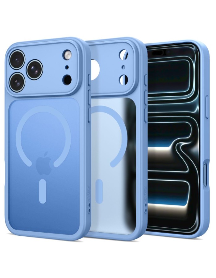 Tech-Protect BasicMag MagSafe case for iPhone 17 Pro / 18 Pro - light blue matte Tech-Protect BasicMag MagSafe case for iPhone 17 Pro / 18 Pro - light blue matte