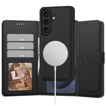 Tech-Protect Wallet MagSafe Case for Samsung Galaxy S26 - Matte Black Tech-Protect Wallet MagSafe Case for Samsung Galaxy S26 - Matte Black