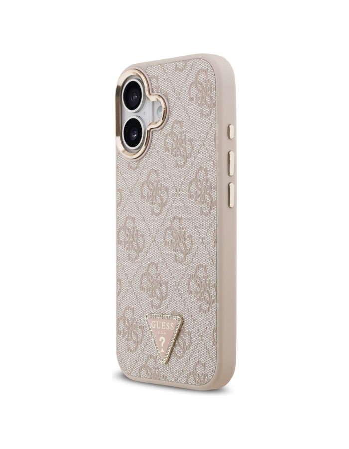 Guess 4G Triangle Logo MagSafe Case for iPhone 17 - Rose Gold Guess 4G Triangle Logo MagSafe Case for iPhone 17 - Rose Gold