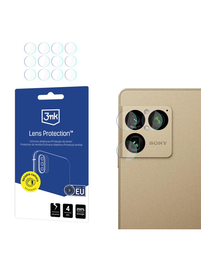 3mk Lens Protection™ Hybrid Camera Lens Glass for Sony Xperia 1 VIII 3mk Lens Protection™ Hybrid Camera Lens Glass for Sony Xperia 1 VIII