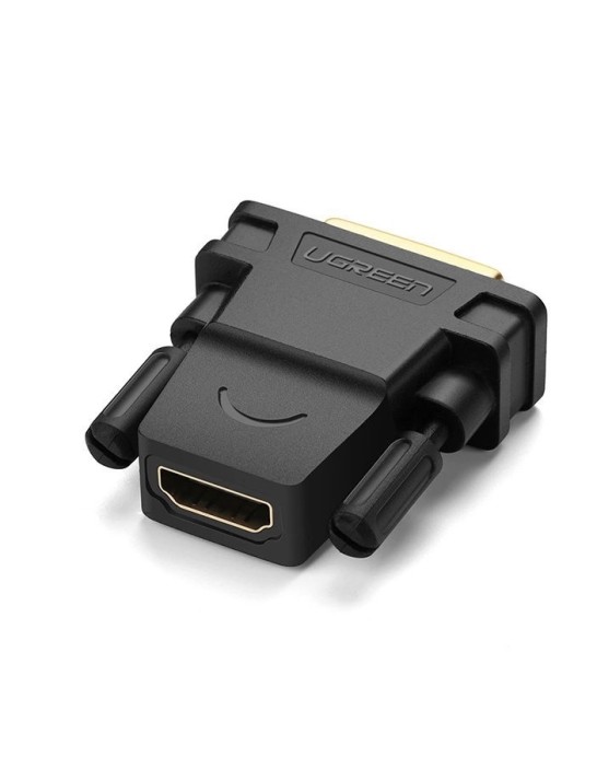 Ugreen HDMI adapter (female) - DVI 24 + 1 (male) FHD 60 Hz black (20124) Ugreen HDMI adapter (female) - DVI 24 + 1 (male) FHD 60 Hz black (20124)