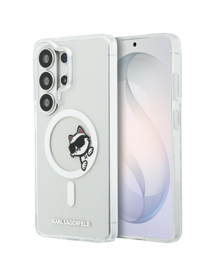 Karl Lagerfeld IML Peekaboo Choupette MagSafe case for Samsung Galaxy S26 Ultra - transparent