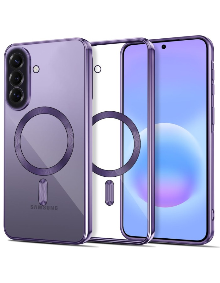 Tech-Protect MagFlex MagSafe Case for Samsung Galaxy A37 5G - Transparent Purple