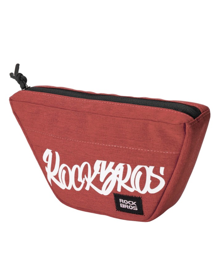 Rockbros G011 Flash Journey trapezoidal handlebar bike bag 0.7 l - red Rockbros G011 Flash Journey trapezoidal handlebar bike bag 0.7 l - red