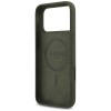 Guess Silicone Triangle Logo MagSafe Case for iPhone 17 Pro Max - Green Guess Silicone Triangle Logo MagSafe Case for iPhone 17 Pro Max - Green