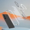 Hybrid Armor X Case for Samsung Galaxy S26 Plus with Stand, Compatible with MagSafe - Transparent