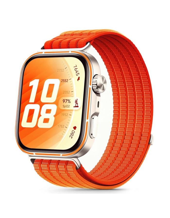 Tech-Protect Nylon Strap for Huawei Watch Fit 3 / 4 / 4 Pro / 5 / 5 Pro - Orange