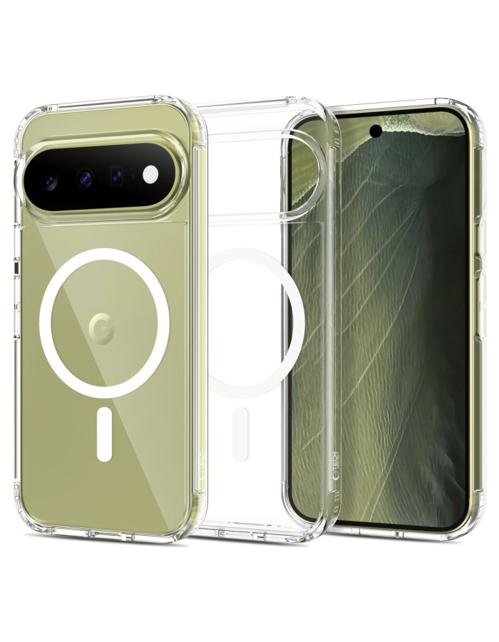 Tech-Protect FlexAir Hybrid MagSafe Case for Google Pixel Pro 9 / 9 Pro / 10 / 10 Pro / 11 / 11 Pro - Transparent