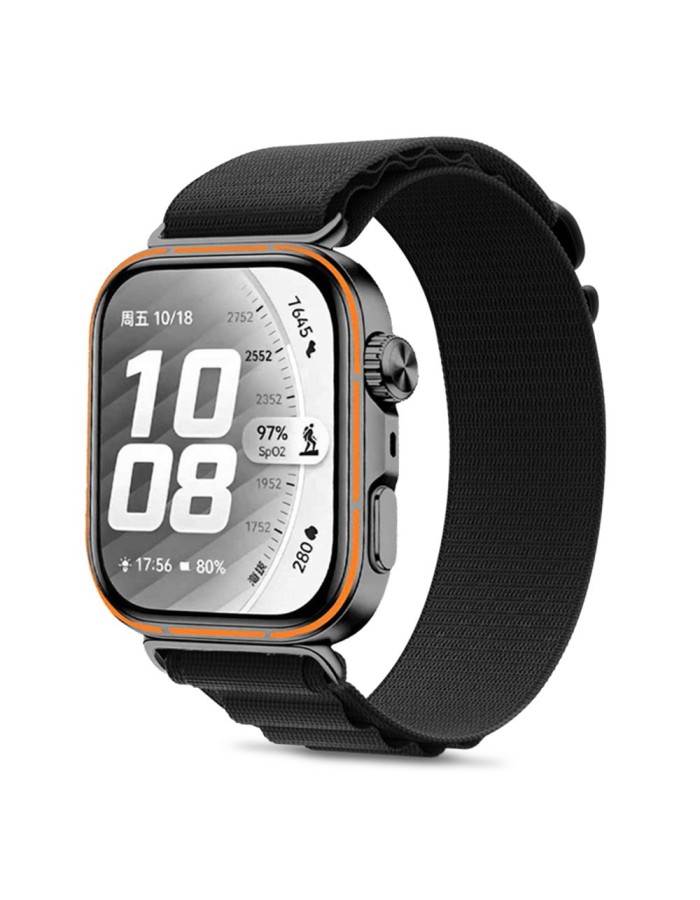 Tech-Protect Nylon Pro Strap for Huawei Watch Fit 3 / 4 / 4 Pro / 5 / 5 Pro - Black Tech-Protect Nylon Pro Strap for Huawei Watch Fit 3 / 4 / 4 Pro / 5 / 5 Pro - Black