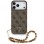 Guess 4G Strap Triangle Logo MagSafe Case for iPhone 17 Pro Max - Brown