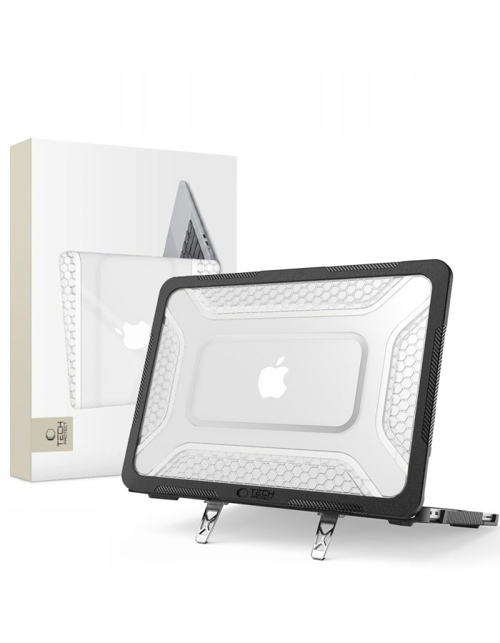 Tech-Protect Kevlar Pro Case for MacBook Neo 13" 2026 - Black and Clear Tech-Protect Kevlar Pro Case for MacBook Neo 13" 2026 - Black and Clear
