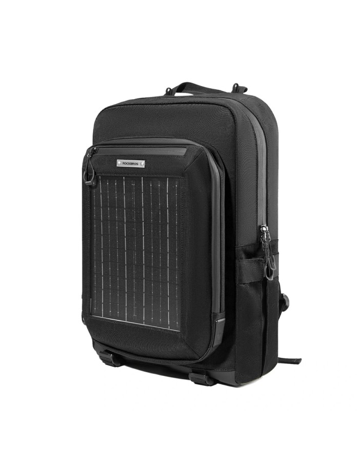 Rockbros H51 Cycling Backpack with Solar Panel - Black Rockbros H51 Cycling Backpack with Solar Panel - Black