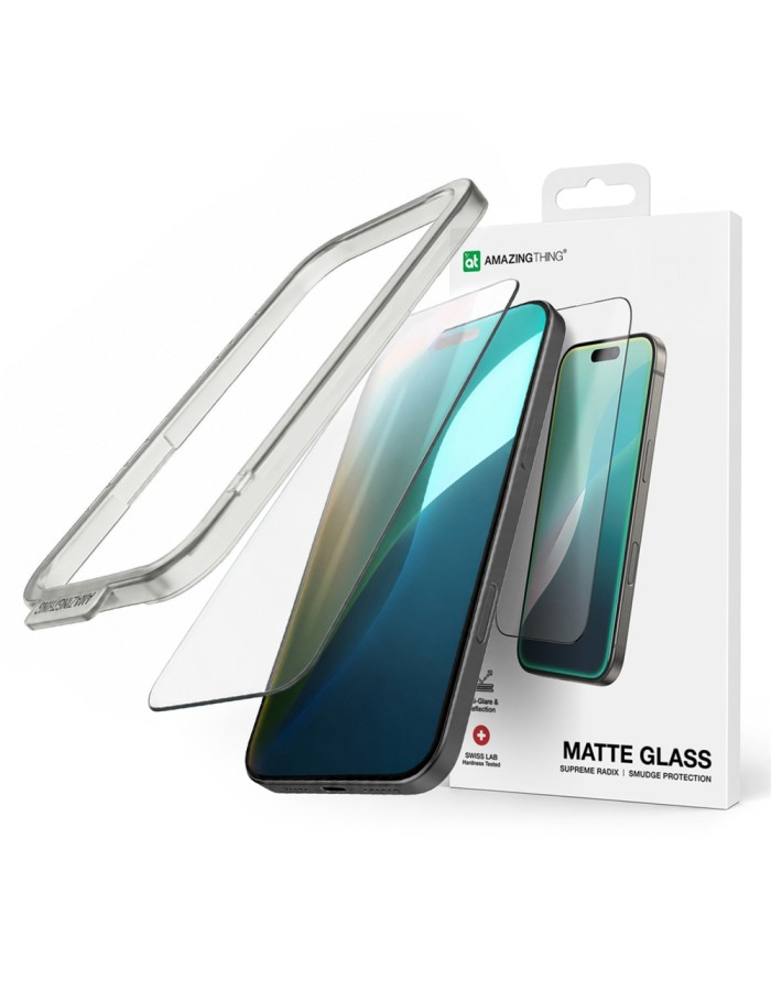 AmazingThing Radix Matte Glass tempered glass for iPhone 16 Pro Max