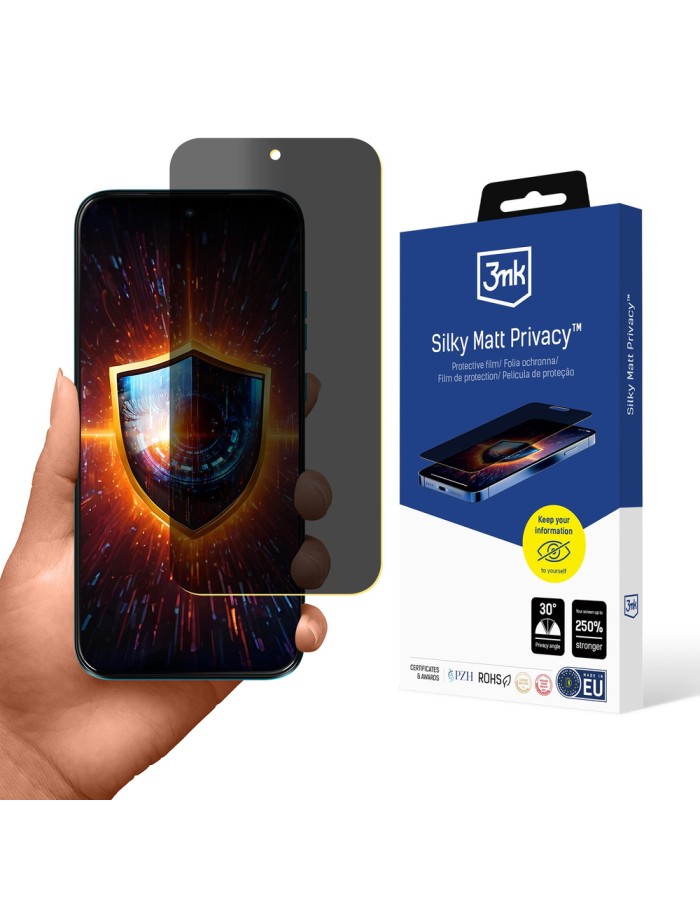 3mk Silky Matt Privacy™ privacy screen protector for Motorola Moto G87 3mk Silky Matt Privacy™ privacy screen protector for Motorola Moto G87