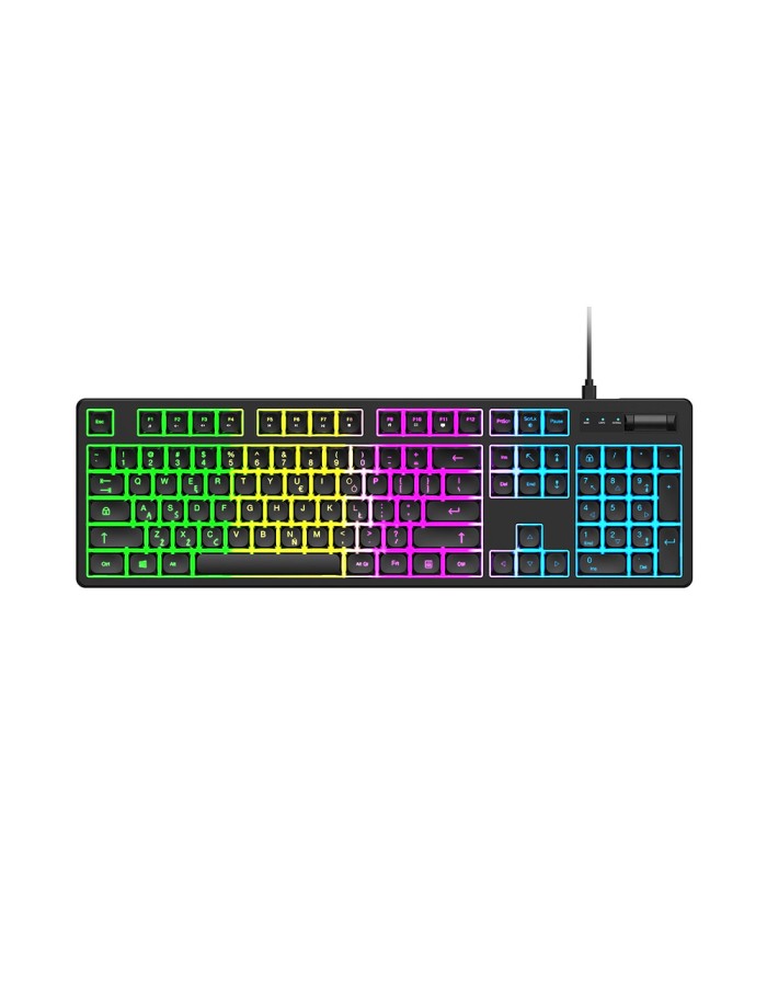 Wozinsky WKG-200 RGB Membrane Gaming Keyboard with Scroll Wheel - Black Wozinsky WKG-200 RGB Membrane Gaming Keyboard with Scroll Wheel - Black