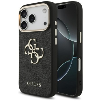 Guess 4G Big 4G Classic Logo Case for iPhone 17 Pro - Black and Gold Guess 4G Big 4G Classic Logo Case for iPhone 17 Pro - Black and Gold