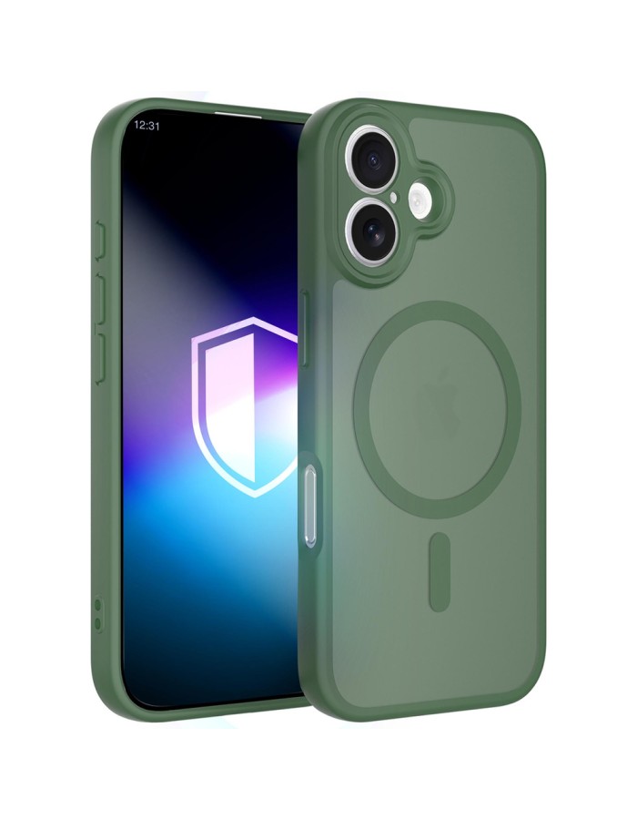 3mk Misty MagCase for iPhone 16 - green 3mk Misty MagCase for iPhone 16 - green