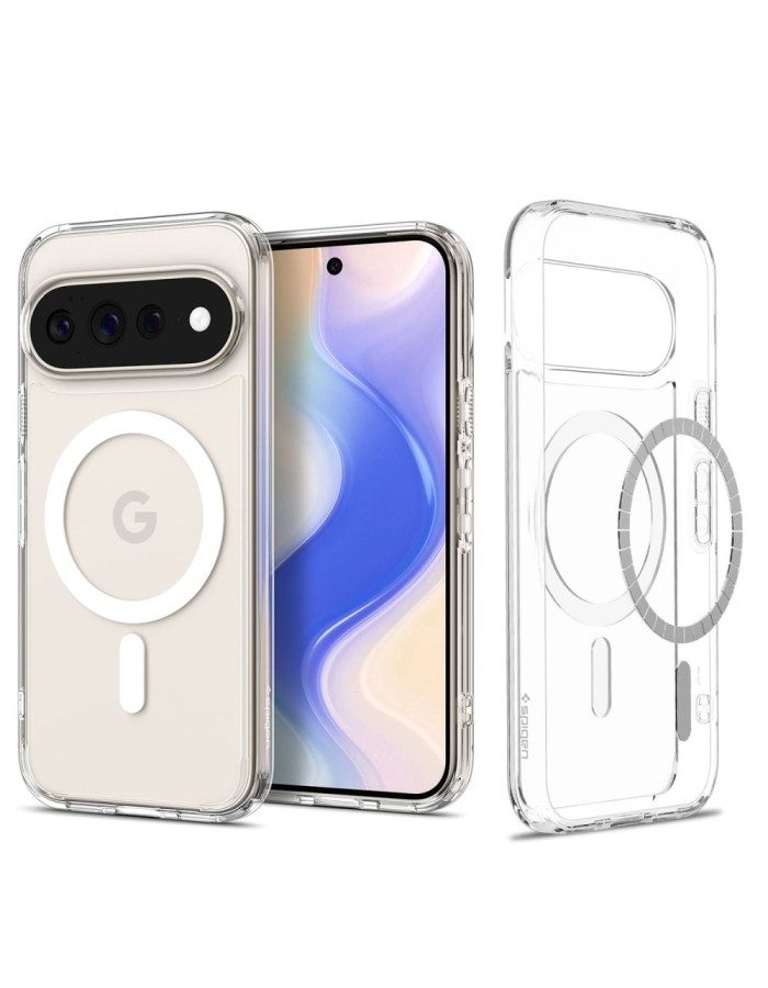 Spigen Ultra Hybrid Mag MagSafe Case for Google Pixel 11 Pro XL - Clear and White