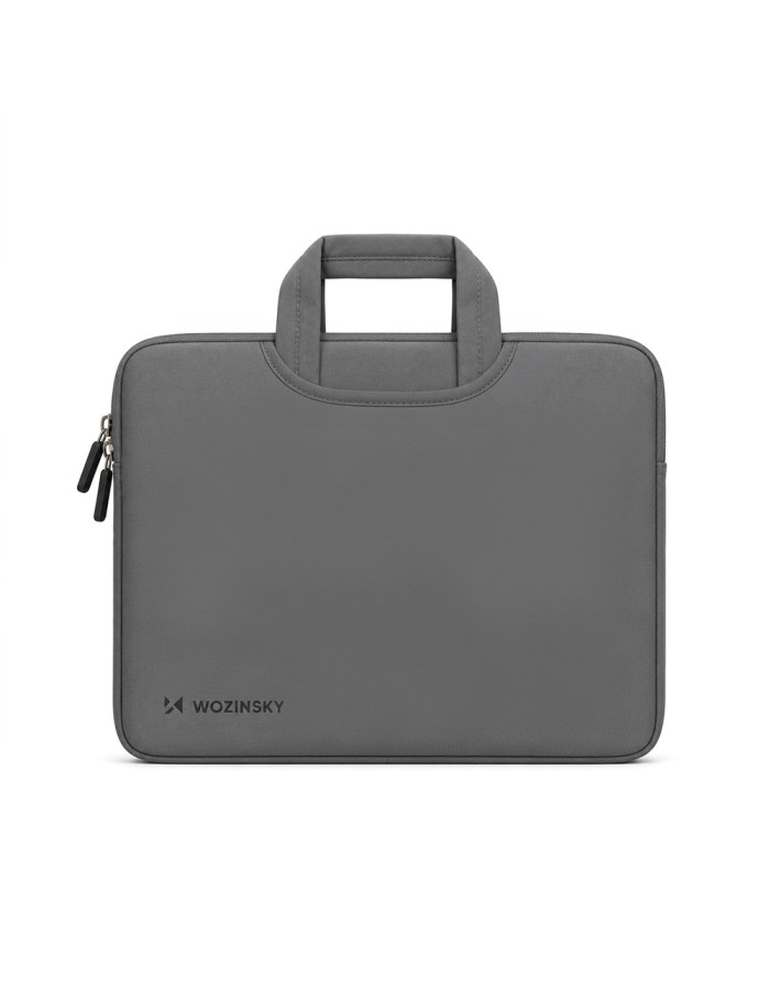 Wozinsky WNT-13G 13-14" Laptop Bag with Retractable Neoprene Handle - Gray Wozinsky WNT-13G 13-14" Laptop Bag with Retractable Neoprene Handle - Gray