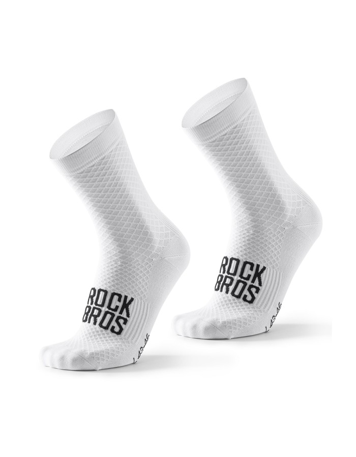 Rockbros 49210016001 ROAD TO SKY Cycling Socks 43-46 cm - White