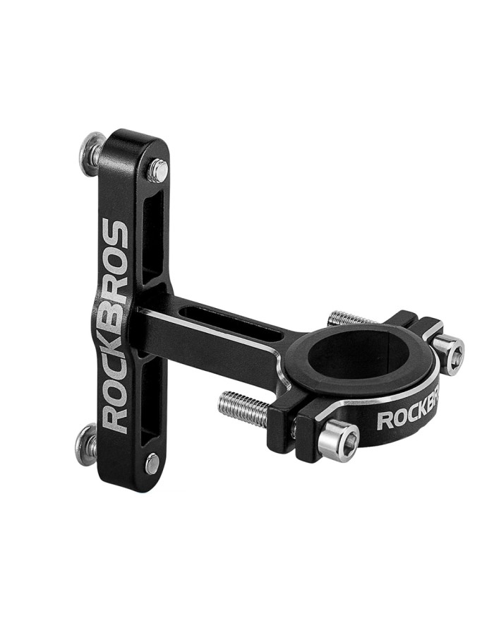 Rockbros KS-416 Adjustable Aluminum Bottle Cage Adapter - Black