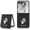 Karl Lagerfeld Karl&amp;amp;Choupette Saffiano Pins Case for Samsung Galaxy Z Flip 8 - Black