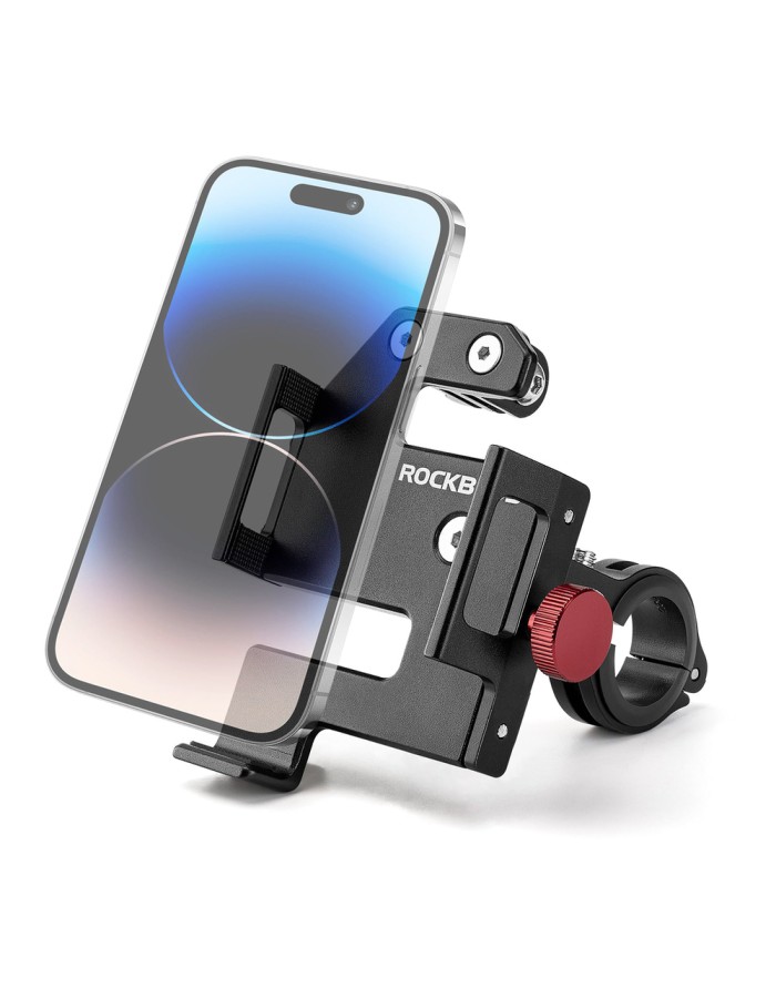 Rockbros 25210038101 clamp phone holder - black