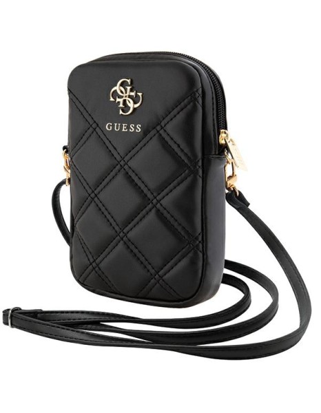 Guess Zip Quilted 4G bag - black Guess Zip Quilted 4G bag - black