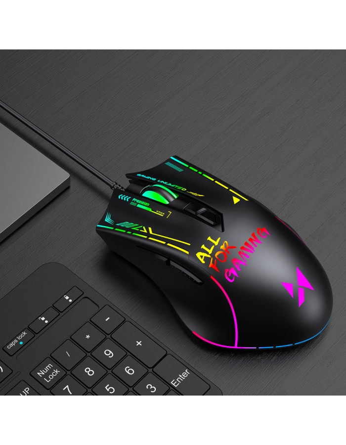 Wozinsky WMGK-7200 Wired Optical Gaming Mouse 7200 DPI - Black