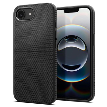 Spigen Liquid Air Case for iPhone 16e / 17e - Matte Black