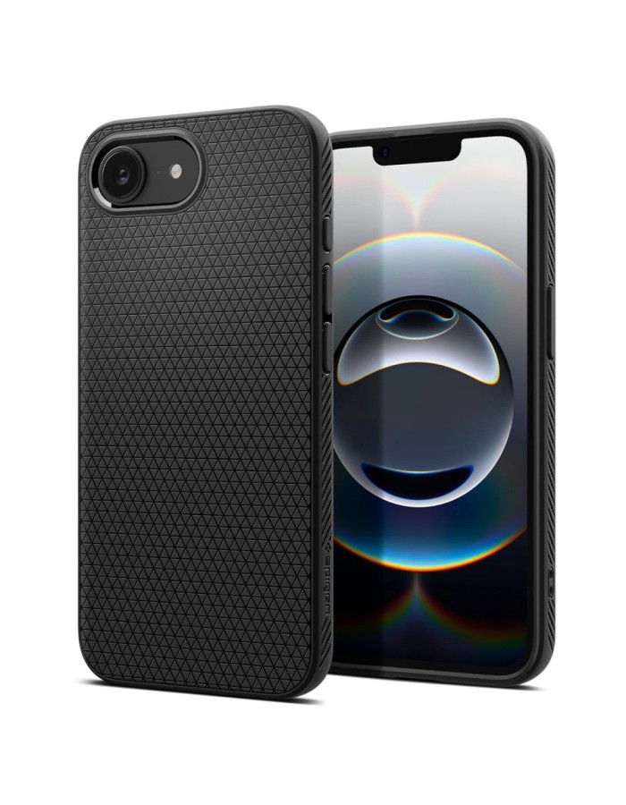 Spigen Liquid Air Case for iPhone 16e / 17e - Matte Black