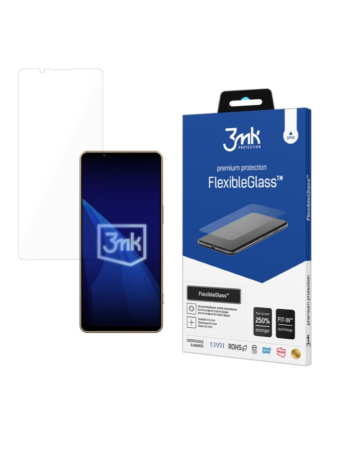 3mk FlexibleGlass™ Hybrid Glass for Sony Xperia 1 VIII 3mk FlexibleGlass™ Hybrid Glass for Sony Xperia 1 VIII