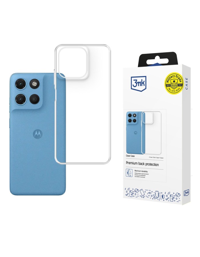 3mk Clear Case for Motorola Moto G17 / G17 Power - transparent
