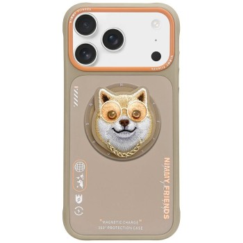 Nimmy Glasses Cool Dog MagSafe Case for iPhone 17 Pro - Beige Nimmy Glasses Cool Dog MagSafe Case for iPhone 17 Pro - Beige