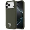 Guess Silicone Triangle Logo MagSafe Case for iPhone 17 Pro Max - Green Guess Silicone Triangle Logo MagSafe Case for iPhone 17 Pro Max - Green