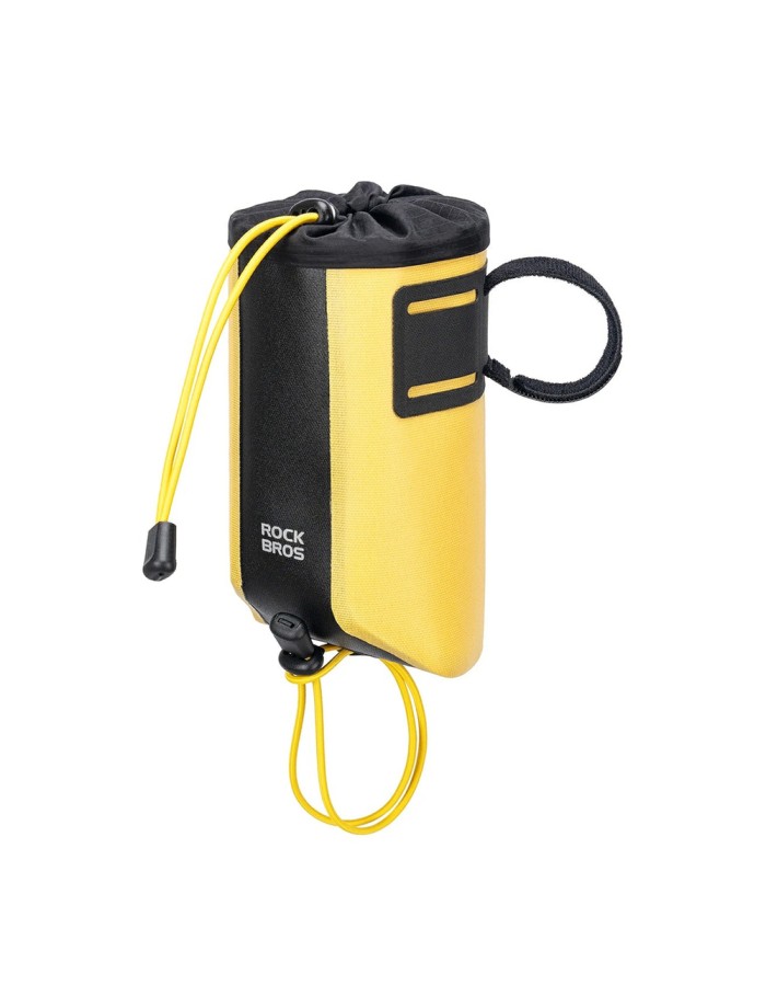Rockbros AS-162 Waterproof Handlebar Bottle Bag - Yellow Rockbros AS-162 Waterproof Handlebar Bottle Bag - Yellow