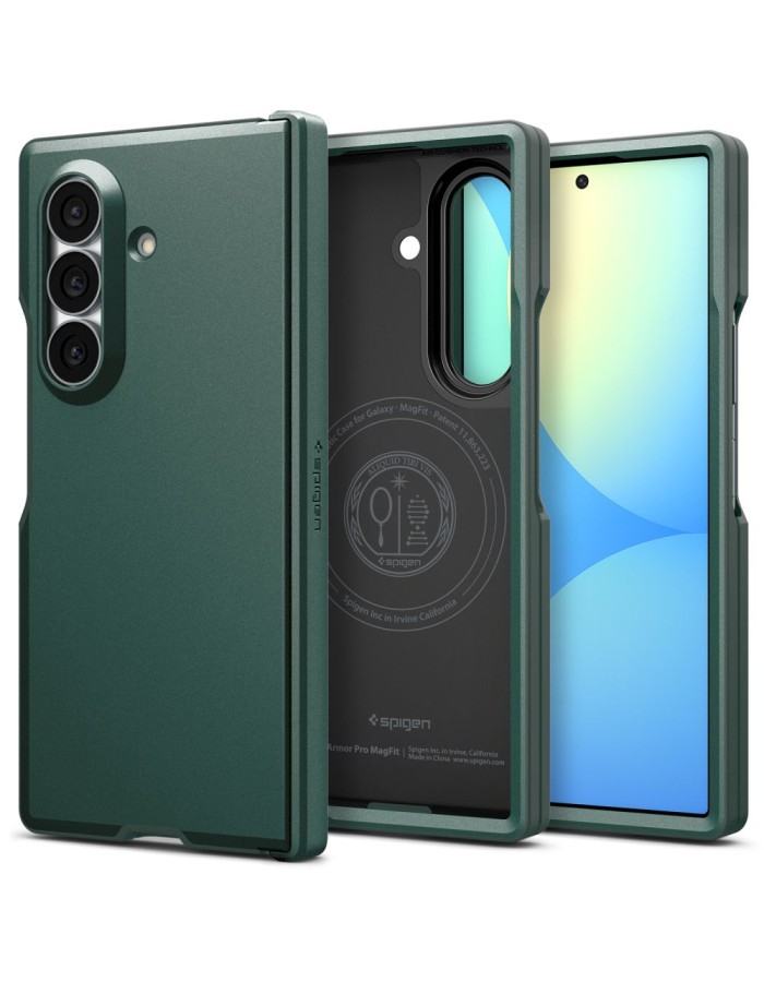 Spigen Tough Armor Pro MagFit MagSafe Case for Samsung Galaxy Z Fold 8 Ultra - Dark Green