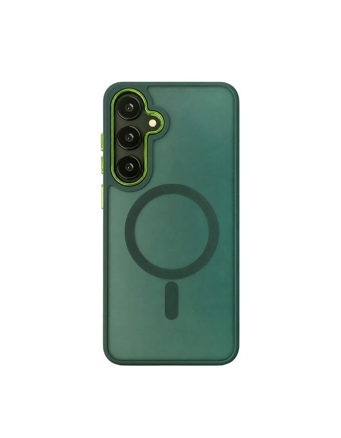 Wozinsky Fashion Case with MagSafe for Samsung Galaxy S24 FE - Green Wozinsky Fashion Case with MagSafe for Samsung Galaxy S24 FE - Green