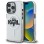 Karl Lagerfeld IML Karl Sketch Logo MagSafe Case for iPhone 16 Pro Max - Clear