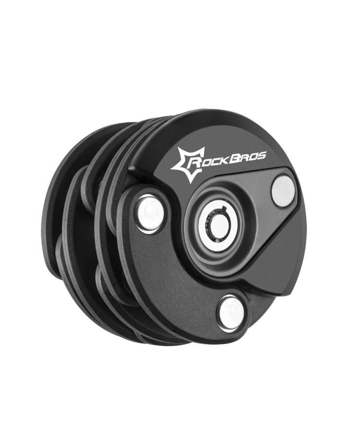 Rockbros WL798 Folding U-Lock Bike Lock - Black Rockbros WL798 Folding U-Lock Bike Lock - Black