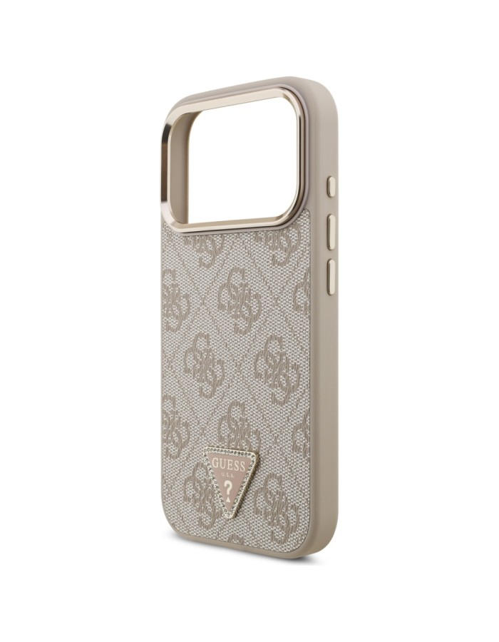 Guess 4G Triangle Logo MagSafe Case for iPhone 17 Pro - Rose Gold Guess 4G Triangle Logo MagSafe Case for iPhone 17 Pro - Rose Gold