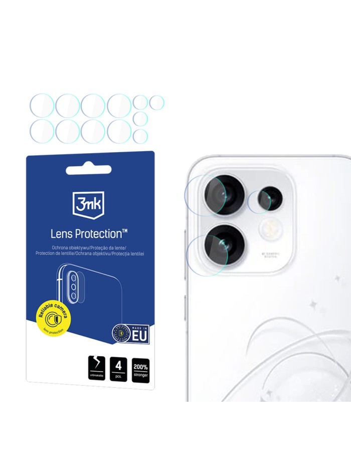 3mk Lens Protection Hybrid Glass for Camera Lens on Oppo Reno 16 / Reno 16 Pro (CPH2863 / CPH2865)